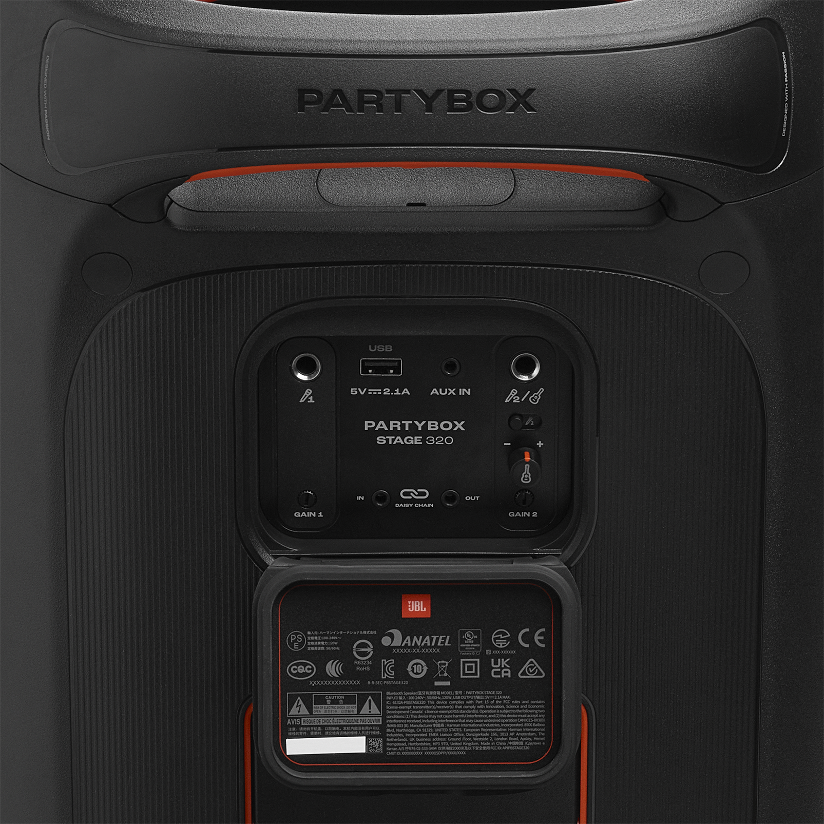 JBL PARTYBOX STAGE 320 wejscia